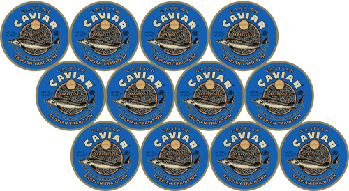 Caviar Osciètre 12 bocaux de 1356g Caviar Osciètre 12 bocaux de 1356g
