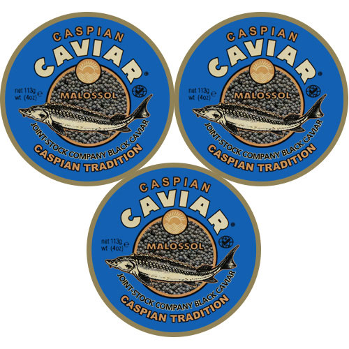 Caviar Osciètre 3 bocaux de 339g Caviar Osciètre 3 bocaux de 339g