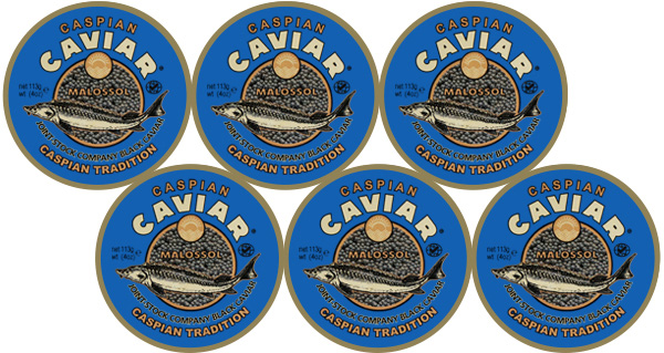 Caviar Osciètre 6 bocaux de 678g Caviar Osciètre 6 bocaux de 678g