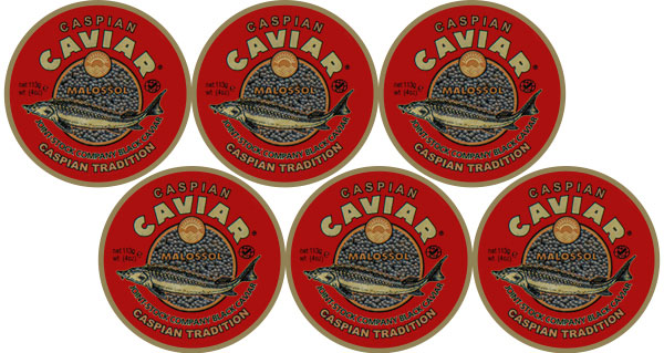 Caviar Sevruga 6 bocaux de 678g Caviar Sevruga 6 bocaux de 678g